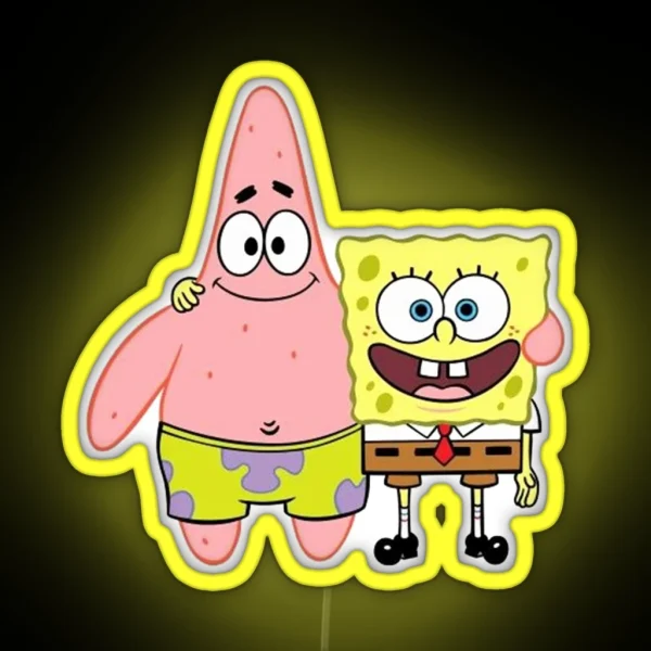 Spongebob Desiner RGB Neon Sign