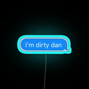 Spongebob Dirty Dan Led Imessage RGB Neon Sign