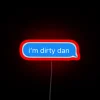 SpongeBob SquarePants themed neon sign in dirty Dan style