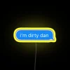 SpongeBob SquarePants neon sign in Imessage format