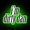 SpongeBob SquarePants-inspired dirty Dan LED RGB neon sign