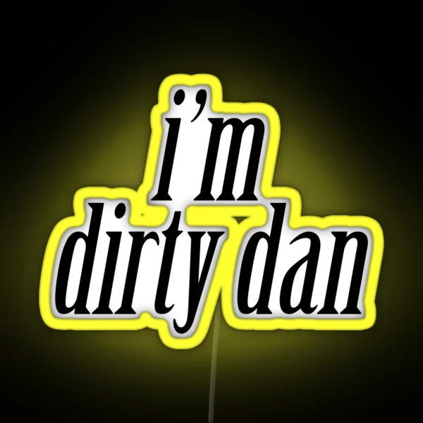 Spongebob Dirty Dan Led RGB Neon Sign