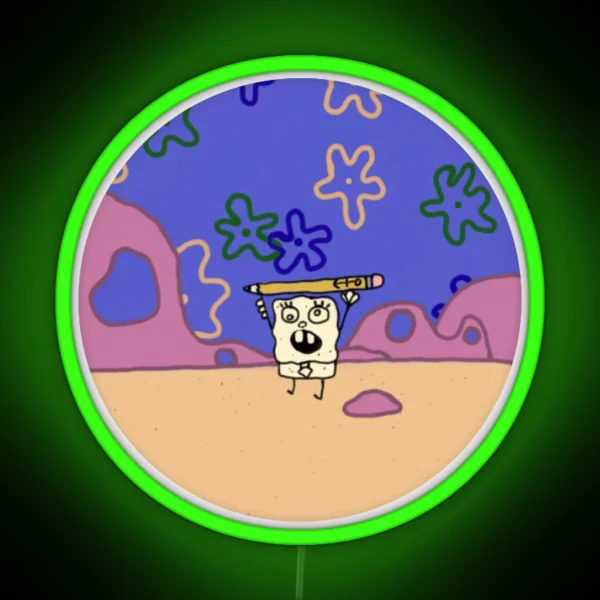 Spongebob Doodlebob Led RGB Neon Sign