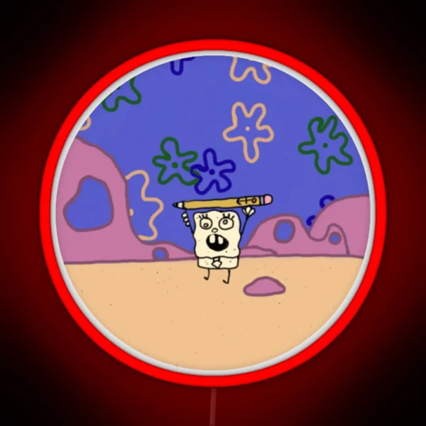 Spongebob Doodlebob Led RGB Neon Sign