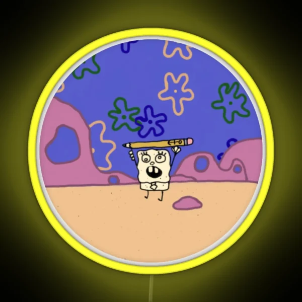 Spongebob Doodlebob Led RGB Neon Sign