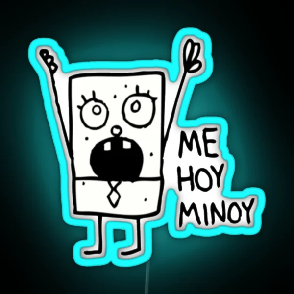 Spongebob Doodlebob RGB Neon Sign