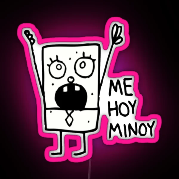 Spongebob Doodlebob RGB Neon Sign