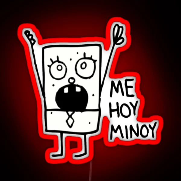 Spongebob Doodlebob RGB Neon Sign
