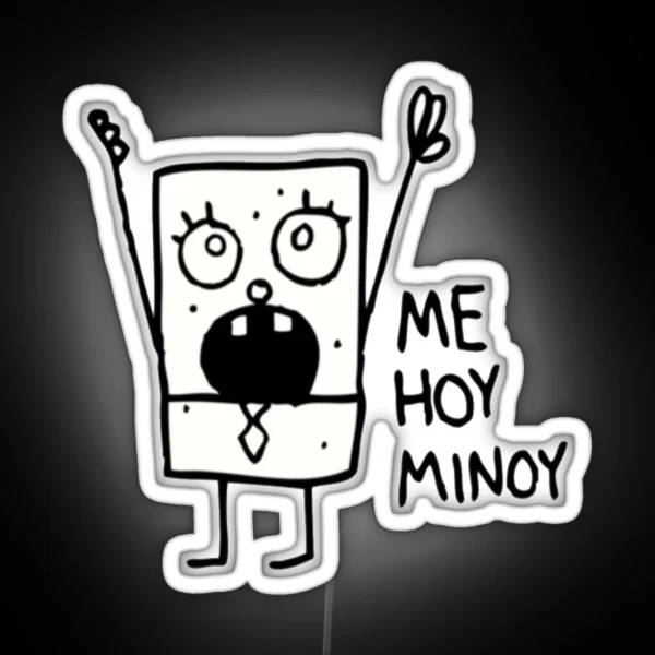 Spongebob Doodlebob RGB Neon Sign