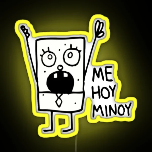 Spongebob Doodlebob RGB Neon Sign