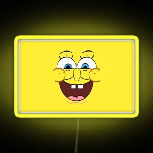 Spongebob Face RGB Neon Sign