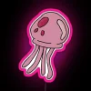 SpongeBob Jellyfish LED Neon Sign in Pink