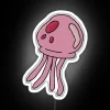SpongeBob SquarePants Jellyfish LED Neon Sign in White Color Scheme