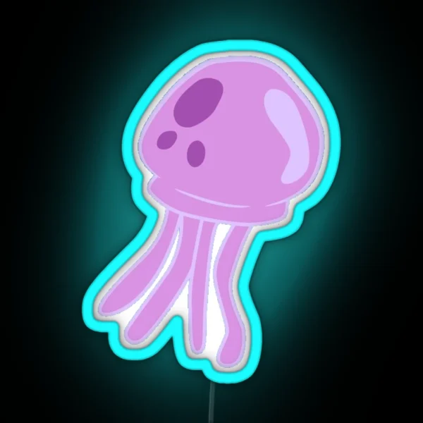Spongebob Jellyfish RGB Neon Sign