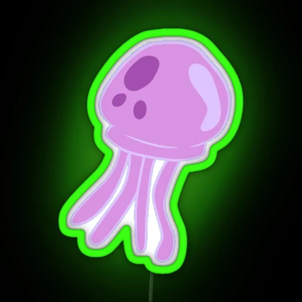 Spongebob Jellyfish RGB Neon Sign