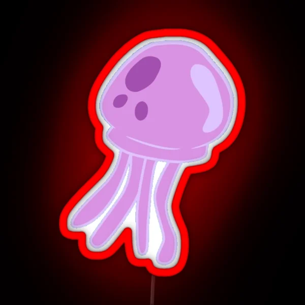Spongebob Jellyfish RGB Neon Sign