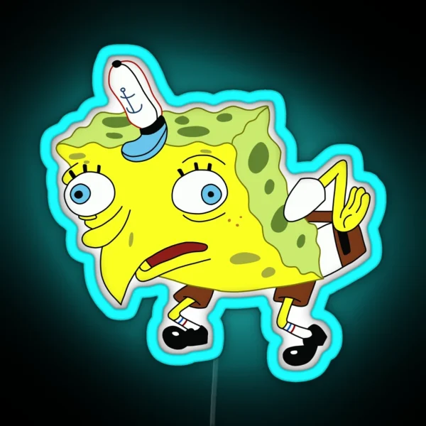 Spongebob Meme RGB Neon Sign