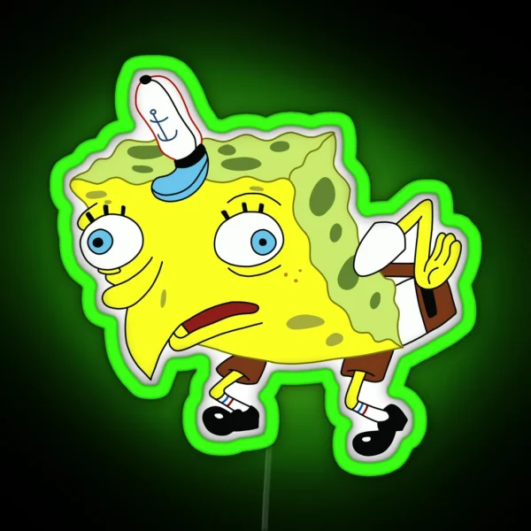 Spongebob Meme RGB Neon Sign