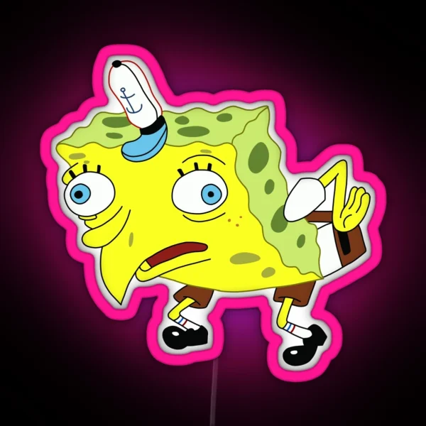 Spongebob Meme RGB Neon Sign