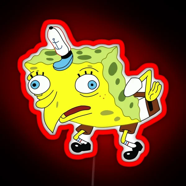 Spongebob Meme RGB Neon Sign