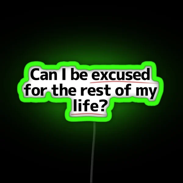 Spongebob Quote RGB Neon Sign