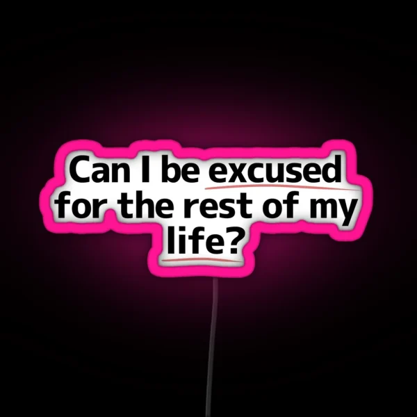 Spongebob Quote RGB Neon Sign