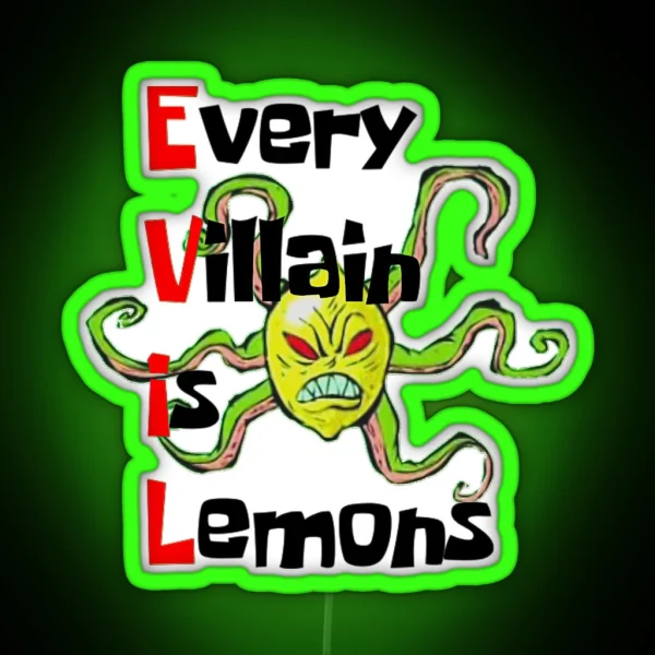 Spongebob RGB Neon Sign