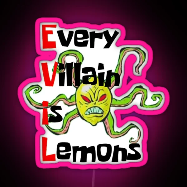 Spongebob RGB Neon Sign