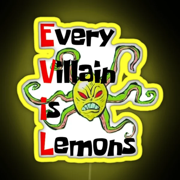 Spongebob RGB Neon Sign