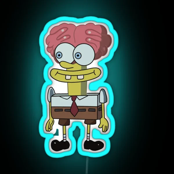 Spongebob S Brain RGB Neon Sign