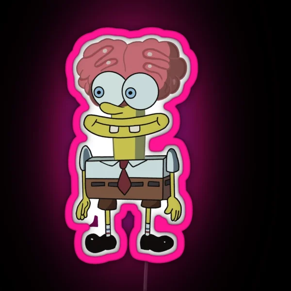 Spongebob S Brain RGB Neon Sign