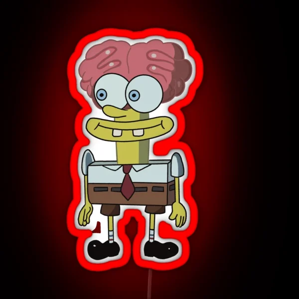 Spongebob S Brain RGB Neon Sign