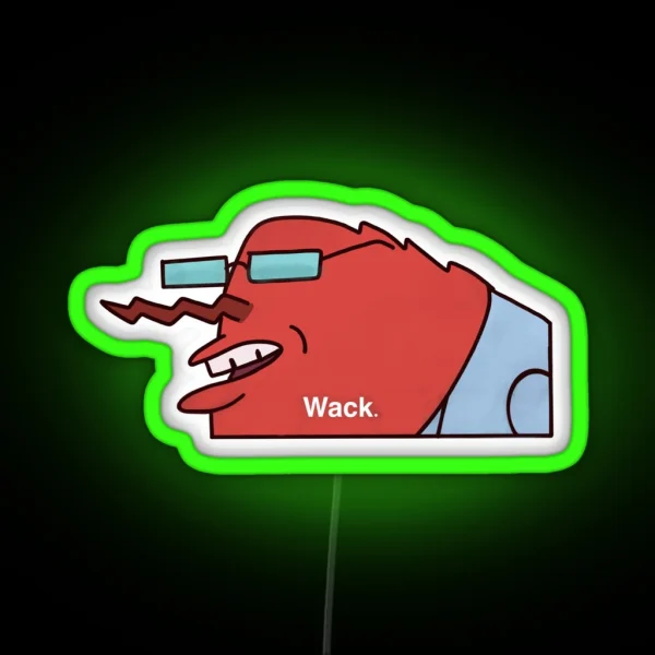 Spongebob Wack RGB Neon Sign