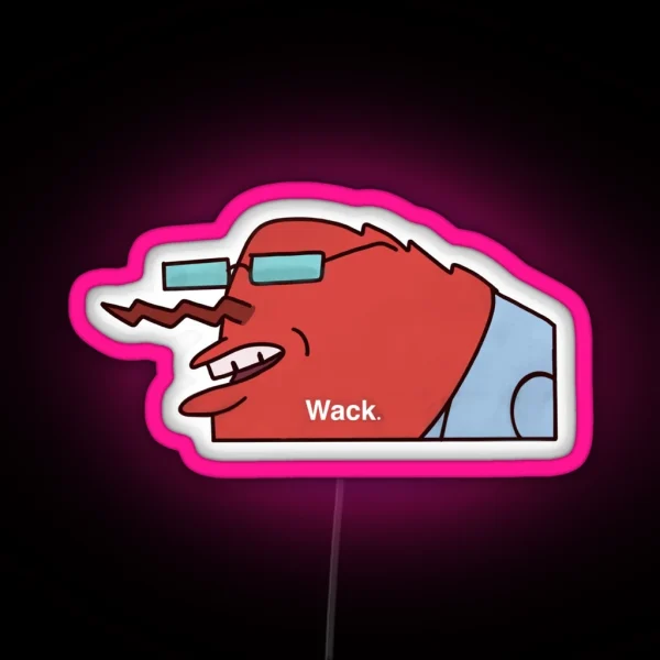 Spongebob Wack RGB Neon Sign