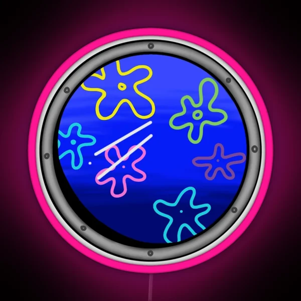 Spongebob Window Original Art RGB Neon Sign