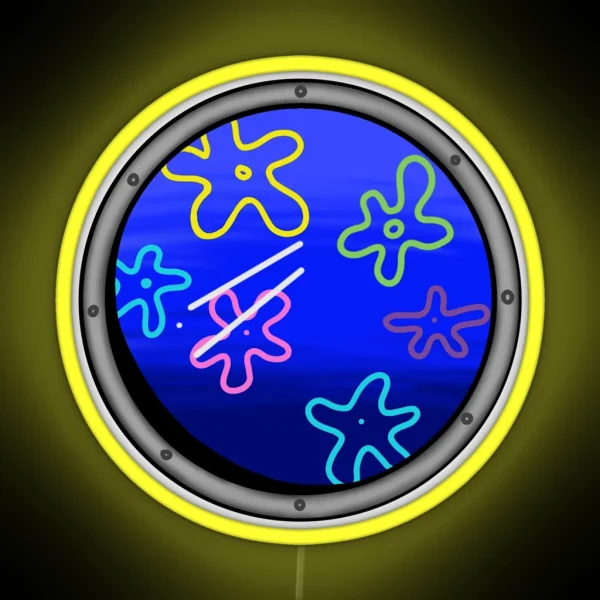 Spongebob Window Original Art RGB Neon Sign