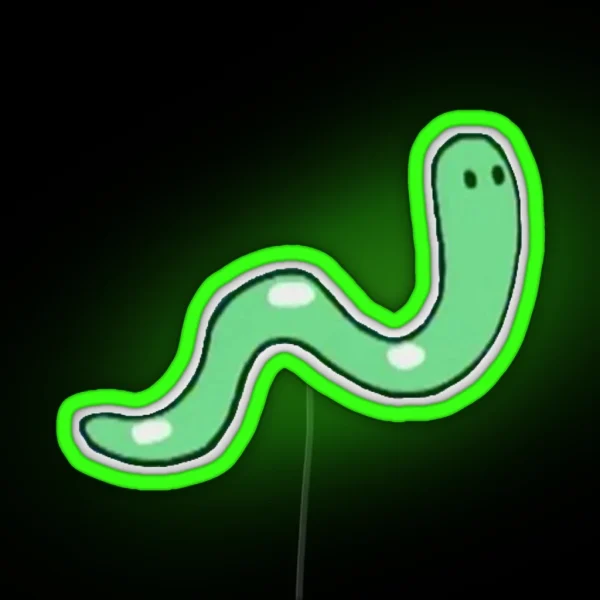 Spongebob Wormy RGB Neon Sign