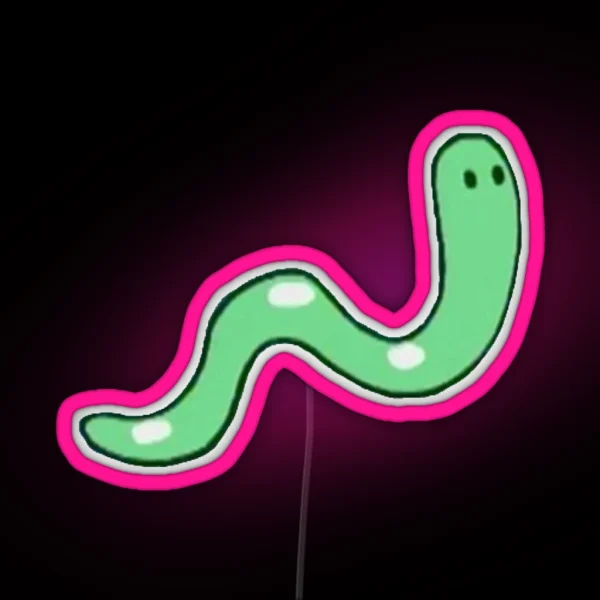 Spongebob Wormy RGB Neon Sign