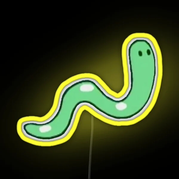 Spongebob Wormy RGB Neon Sign