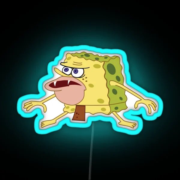 Spongegar Spongebob RGB Neon Sign