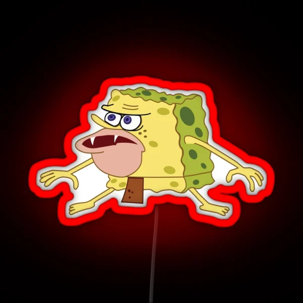 Spongegar Spongebob RGB Neon Sign