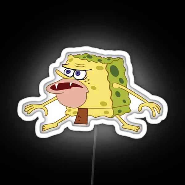 Spongegar Spongebob RGB Neon Sign