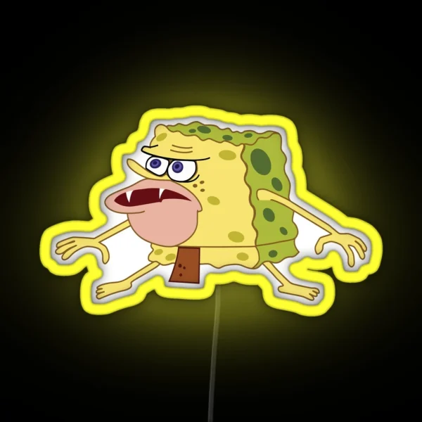 Spongegar Spongebob RGB Neon Sign