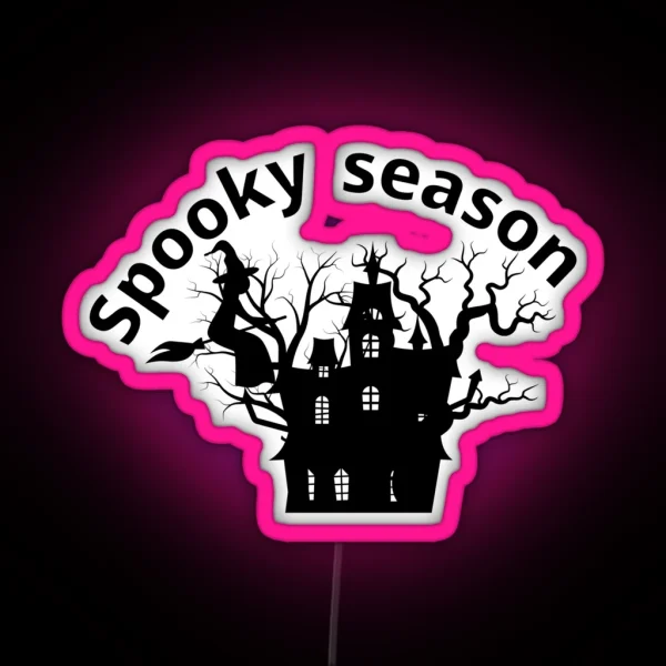 Spooky Season RGB Neon Sign