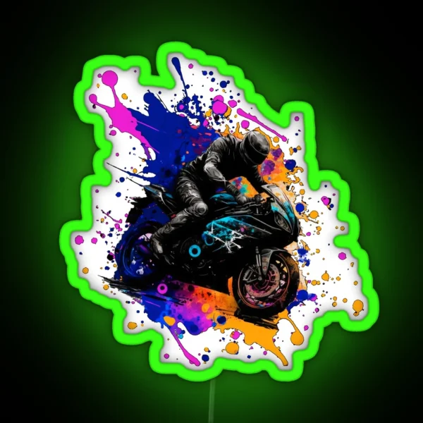 Sportbike Neon RGB Neon Sign
