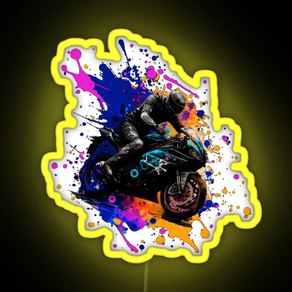 Sportbike Neon RGB Neon Sign