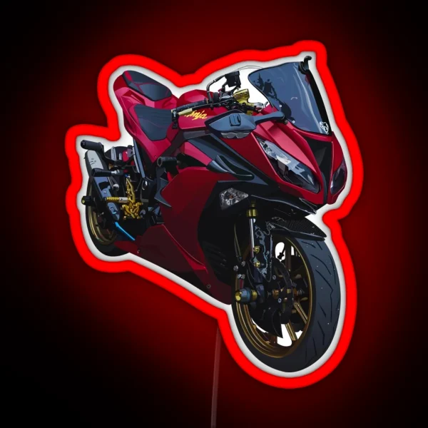 Sportbike Ninja250cc RGB Neon Sign
