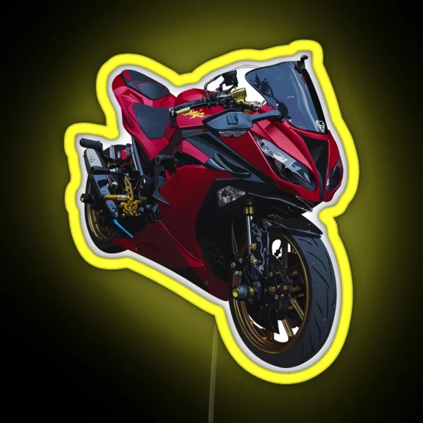 Sportbike Ninja250cc RGB Neon Sign