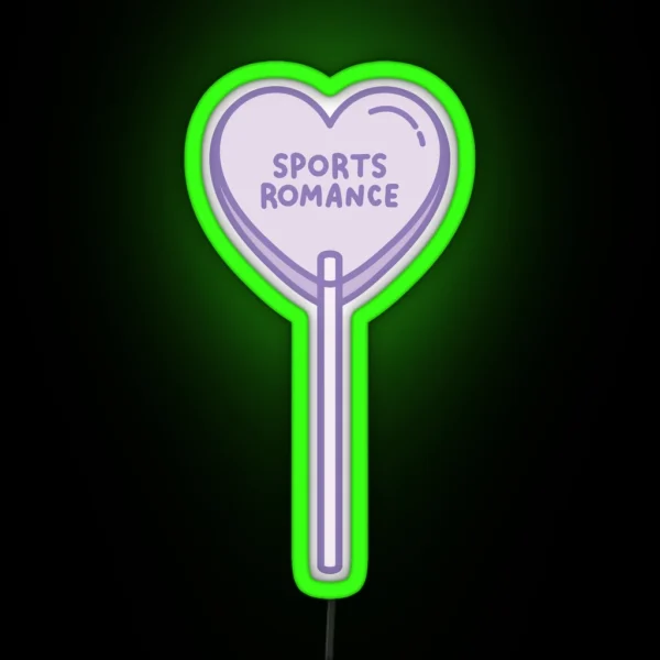 Sports Romance Lollipop RGB Neon Sign