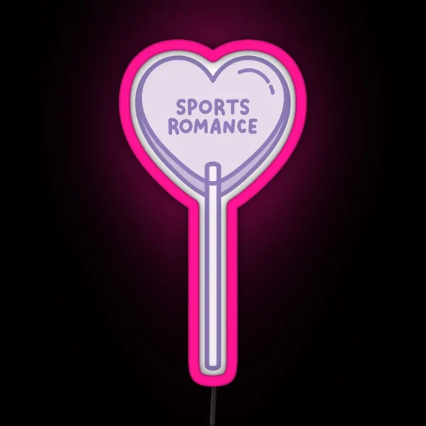 Sports Romance Lollipop RGB Neon Sign